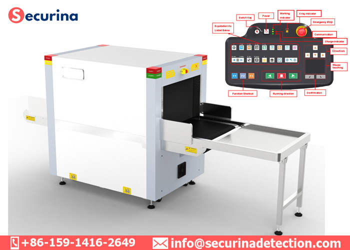 Low Power Consumption Airport X Ray Scanner , Security X Ray Machine