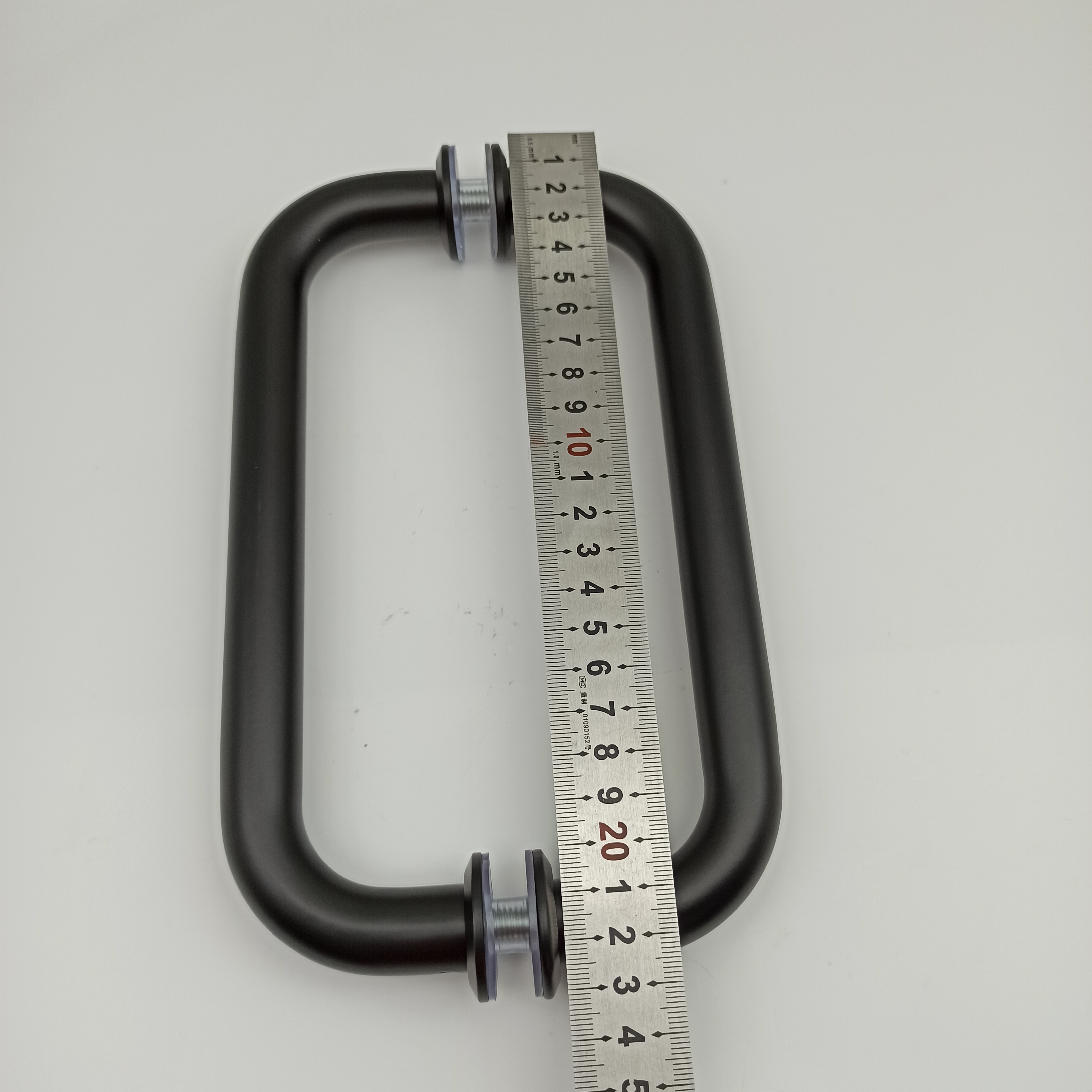 Customized 304 Stainless Steel Glass Door Pull Handles for Hotel Interior Design