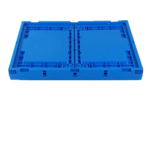 Cheap foldable and collapsible plastic food grade storage box container fruit warehouse pallet box