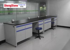 Chemical Laboratory Epoxy Resin Worktop , Square Edged Laminate Worktops