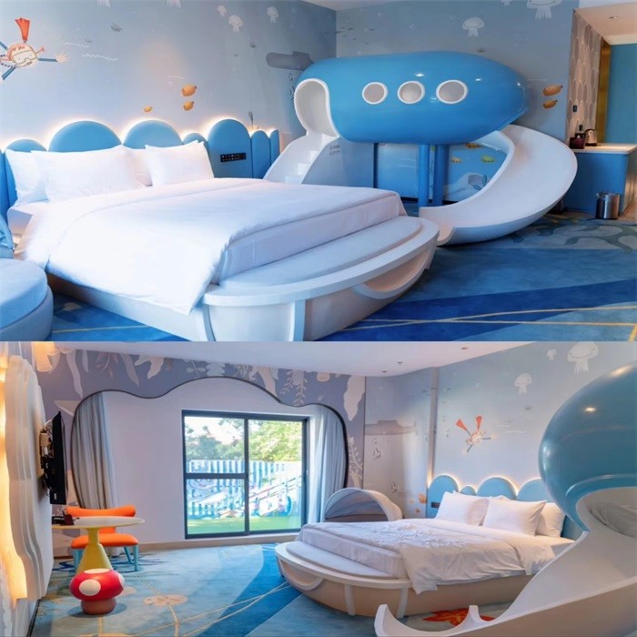 Ocean View Family Hotel Slide for Indoor Kids Entertainment Activities