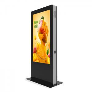 Quality 65-inch floor-standing advertising LCD display with backlight 2500nits outdoor digital signage for sale