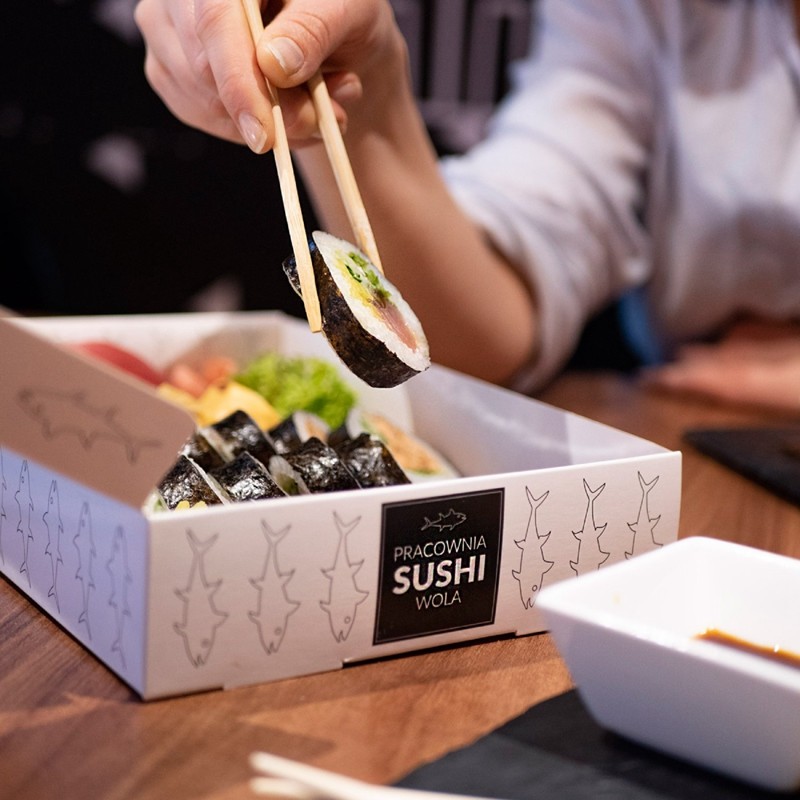 Cardboard Paper Sushi Takeaway Boxes