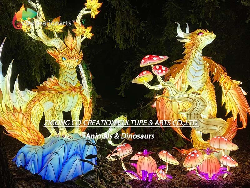 Mythical Creature Western Dragon Lantern 220V