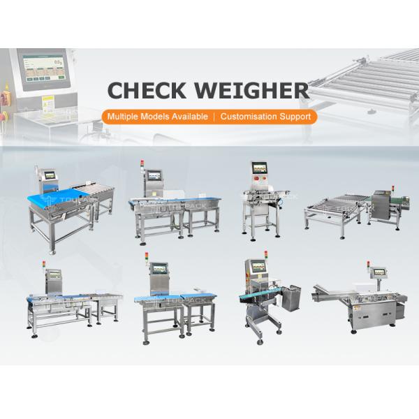 Packed Food Check Weigher Belt Conveyor Automatic Checkweigher
