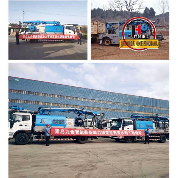 Easy Operation JIUHE Brand Wet Concrete Shotcrete Pump Machine For Grouting Pump Spraying 30M3/H Output