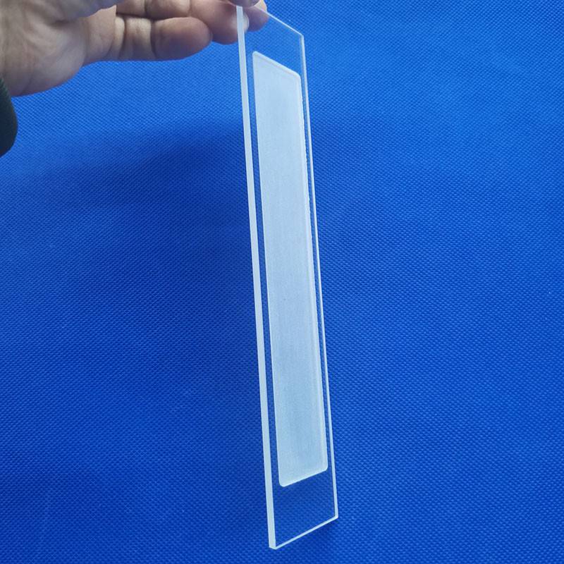 XRD- Fused Quartz Sample Sink Plate Customized Corrosion High Temperature Resisitant