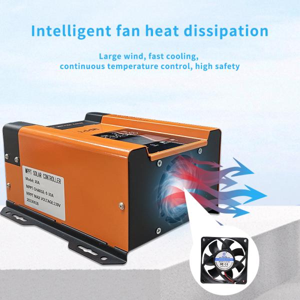 Smart MPPT Solar Charge Controller 60A 12V-96V With Overvoltage Protection