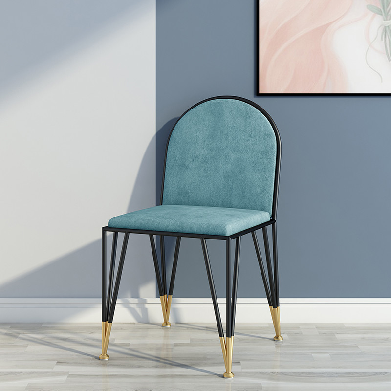 Fashionable Solid Wood Chairs / Metal Frame Dining Room Chairs