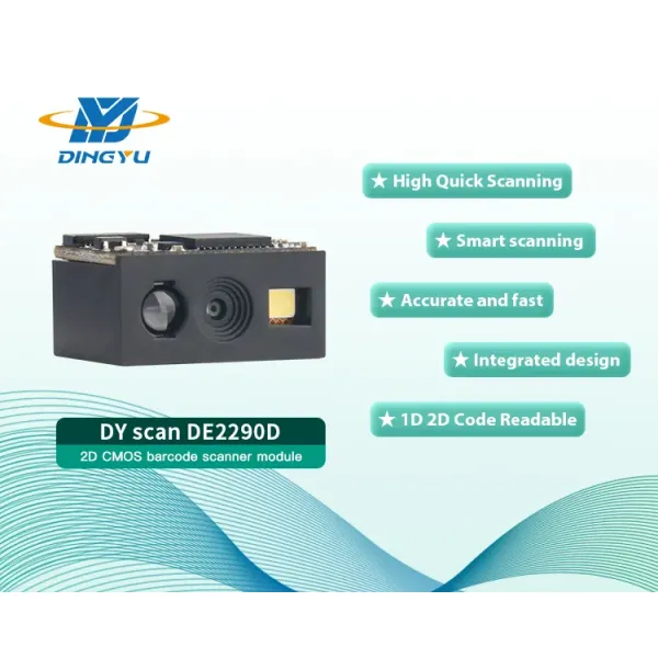 High-performance 2D Barcode Scanner Module with 640*480 Resolution and 3mil/0.076mm Reading Precision at 65cm/s Scan Speed