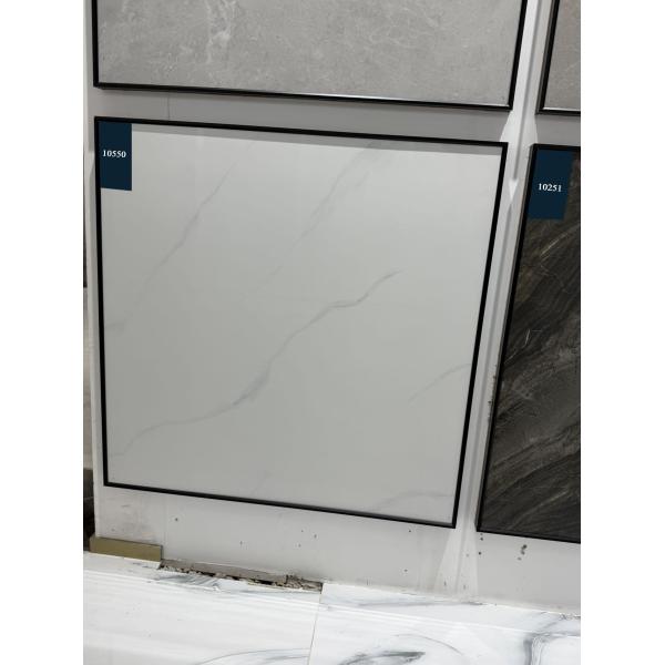 Carrara wear-Resistant And No Fade 1mx1m Indoor Floor Polished Glazed Porcelain Tile For Building And Kitchen