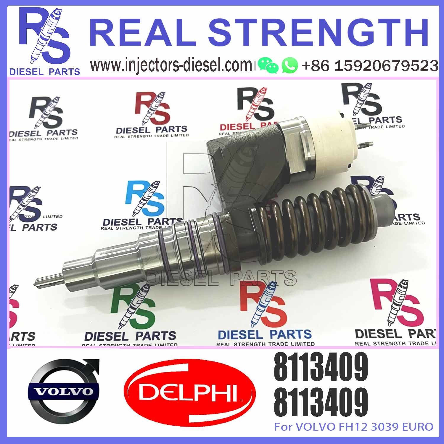 Direct Sale Diesel Engine Fuel Injector 3155040 8113409 BEBE4B12001 BEBE4B12004 For V-O-L-V FH12 FM12