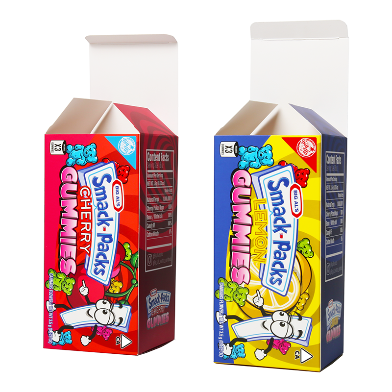 Paper Packaging Boxes Glitter Printing Handling on Small Size for Ivory Board Packing