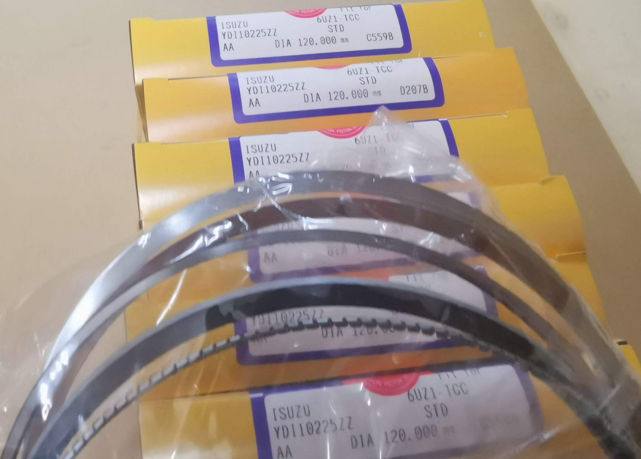6UZ1-TCC Piston Ring 8-98056-464-1 For ISUZU Engine Parts