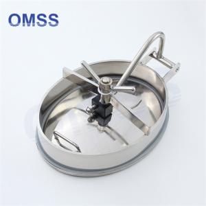 China Elliptical Manhole Cover SS316L Sanitary Stainless Steel Chamber Cover Oval Inner Opening Manways on sale