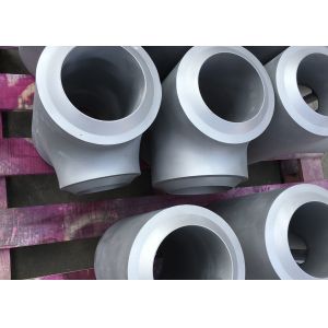 China STAINLESS STEEL BUTT WELD FITTINGS, EQUAL TEE, BARRED TEE,heavy wall thickness b16.9 on sale