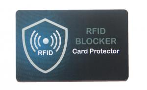 Quality RFID passive  Blocking Card For Credit Bank Card Wallet Security for sale