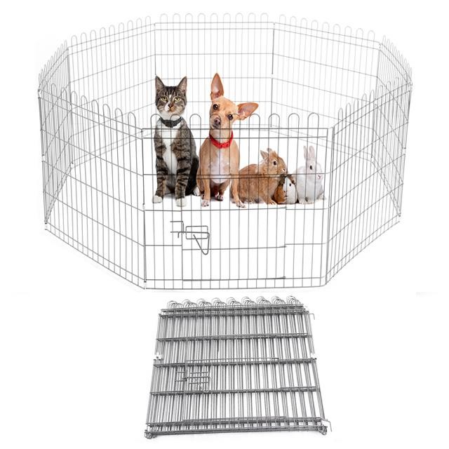 7.3kg 61x76cm Metal Puppy Playpen For Garden