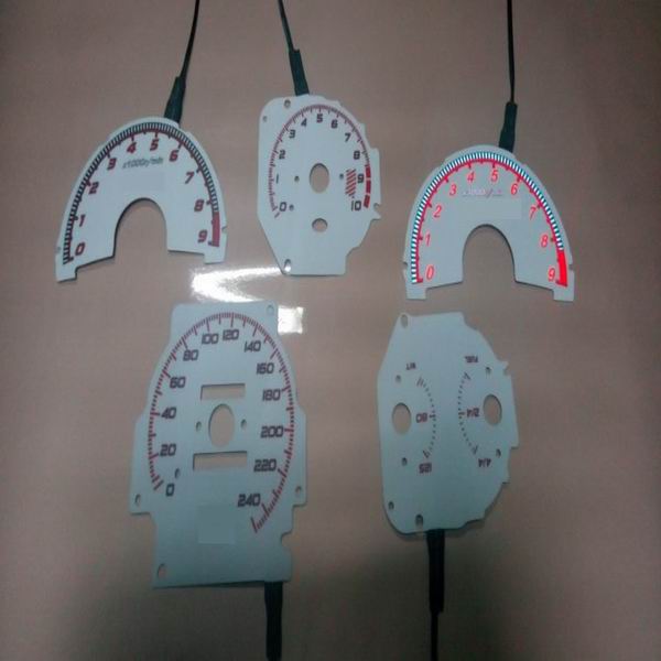 high bright custom glow gauge /el gauge /car dashboard