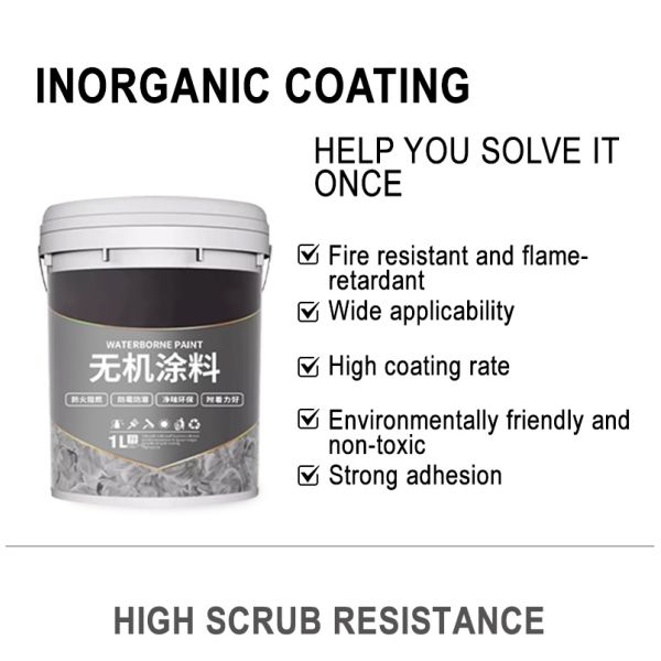 Ecofriendly Water Based Paint Wearresistant Good Adhesion For Building Wall Covering