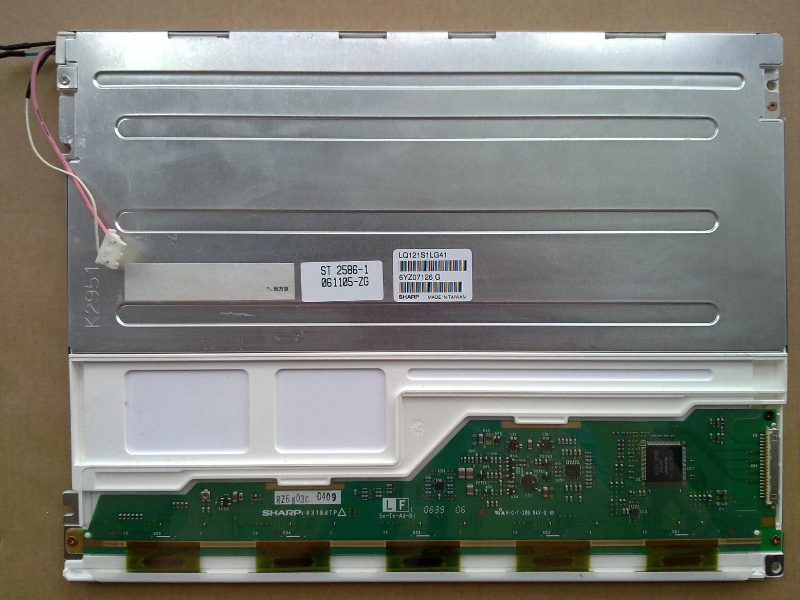 LQ121S1LG41 Sharp 12.1" LCM 800×600RGB 370cd/m² INDUSTRIAL LCD DISPLAY