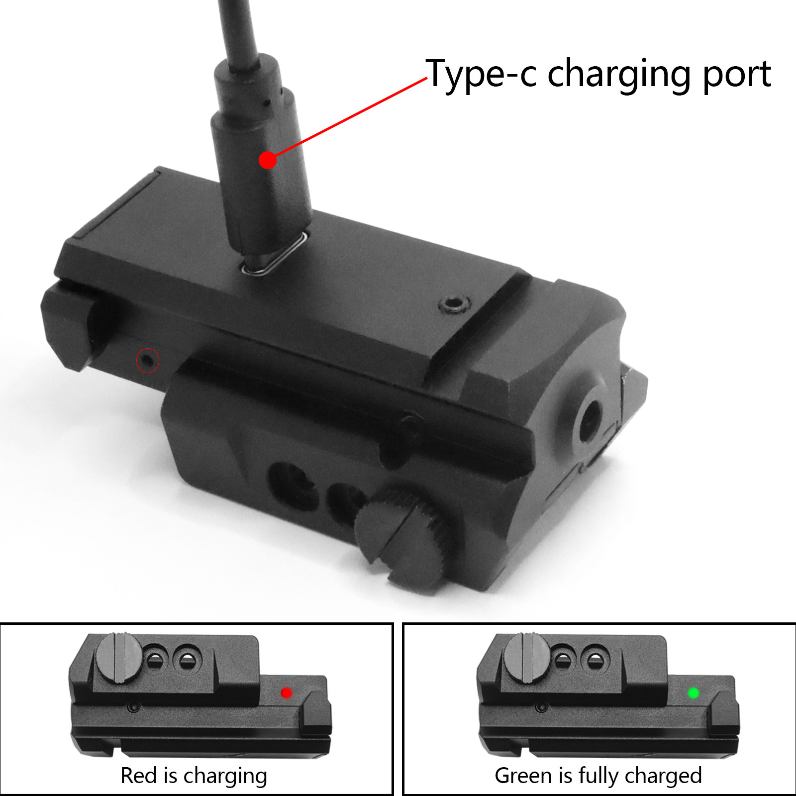 Lightweight Airsoft Gun Lasers Compact Pistol Laser Picatinny
