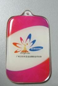 Quality RFID Crystal Epoxy Keychain for sale