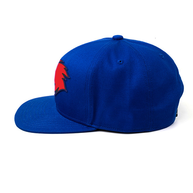 OEM ODM Printed Baseball Caps / Unisex Silk Print Eagle Icon On Panels Hip Hop Snapback Cap