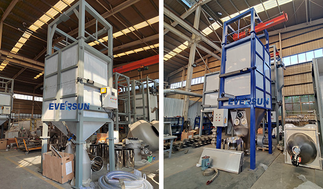 Closed Grain Dust Free Bag Unloading Station Big Bag Unloader For Metal Powder