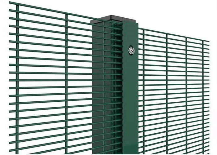 12.7X76.2mm Powder Coated 358 Security Fence welded Prison Mesh