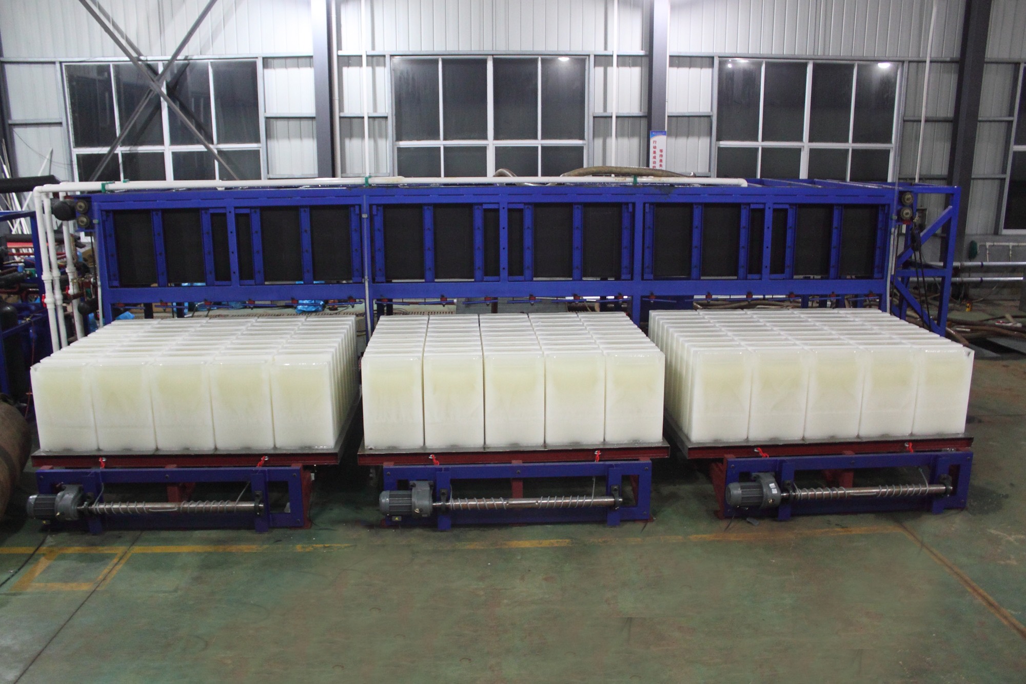 11860 KG Direct Cooling Ice Block Machine for Food Beverage Shops within Focusun
