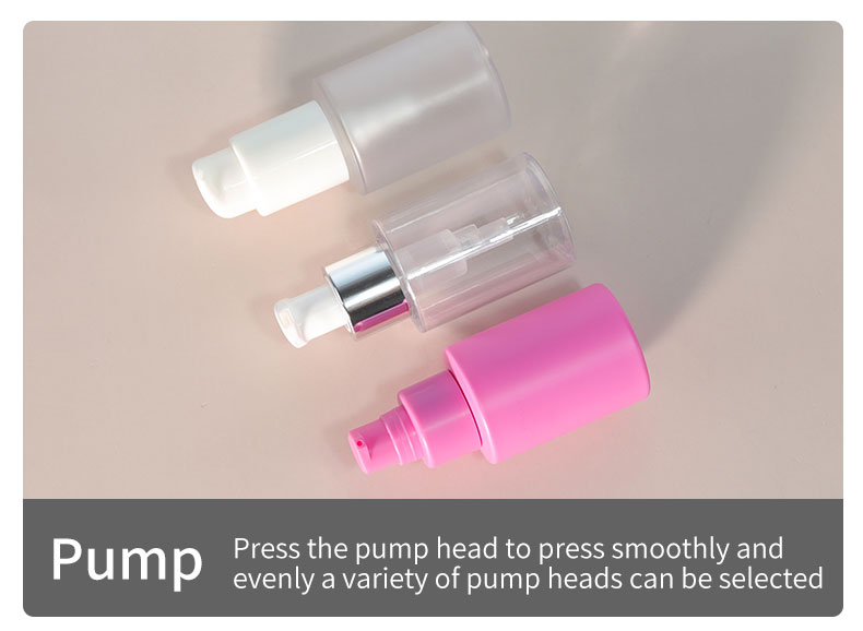 Luxury Plastic Cosmetic Bottles 60ml 100ml Pink Fine Mist Spray Bottle Packaging For Industrial