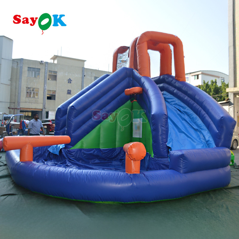 Sayok 20ft Hot Sales Inflatable Water Slide Inflatable Slide With Pool Inflatable Water Slides For Kids