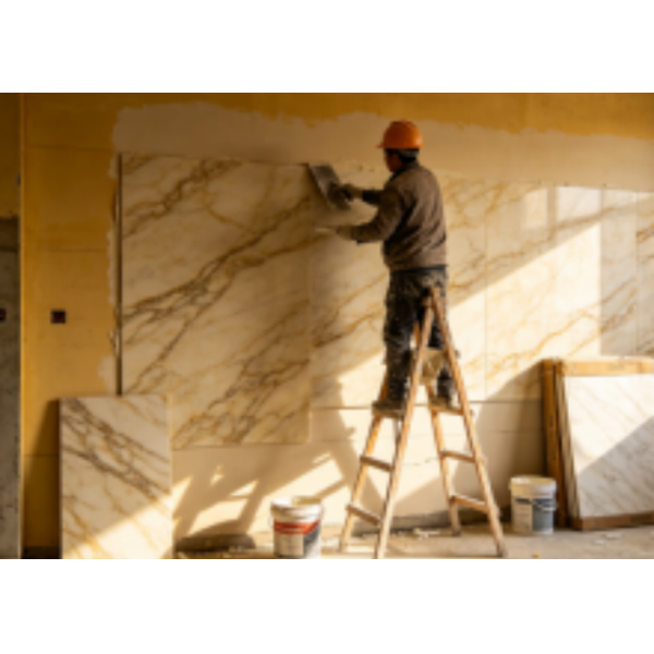 Lightweight Fluted PVC Marble Sheets 2.0 - 3.0mm Thickness High Loadability