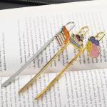Promotional Gifts Enamel Zinc Alloy Metal Bookmark Custom Personalized Bookmark