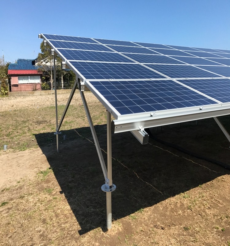 Foldable 20KW 30kw Ground Mount Solar Racking System Solar Mounting Bracket
