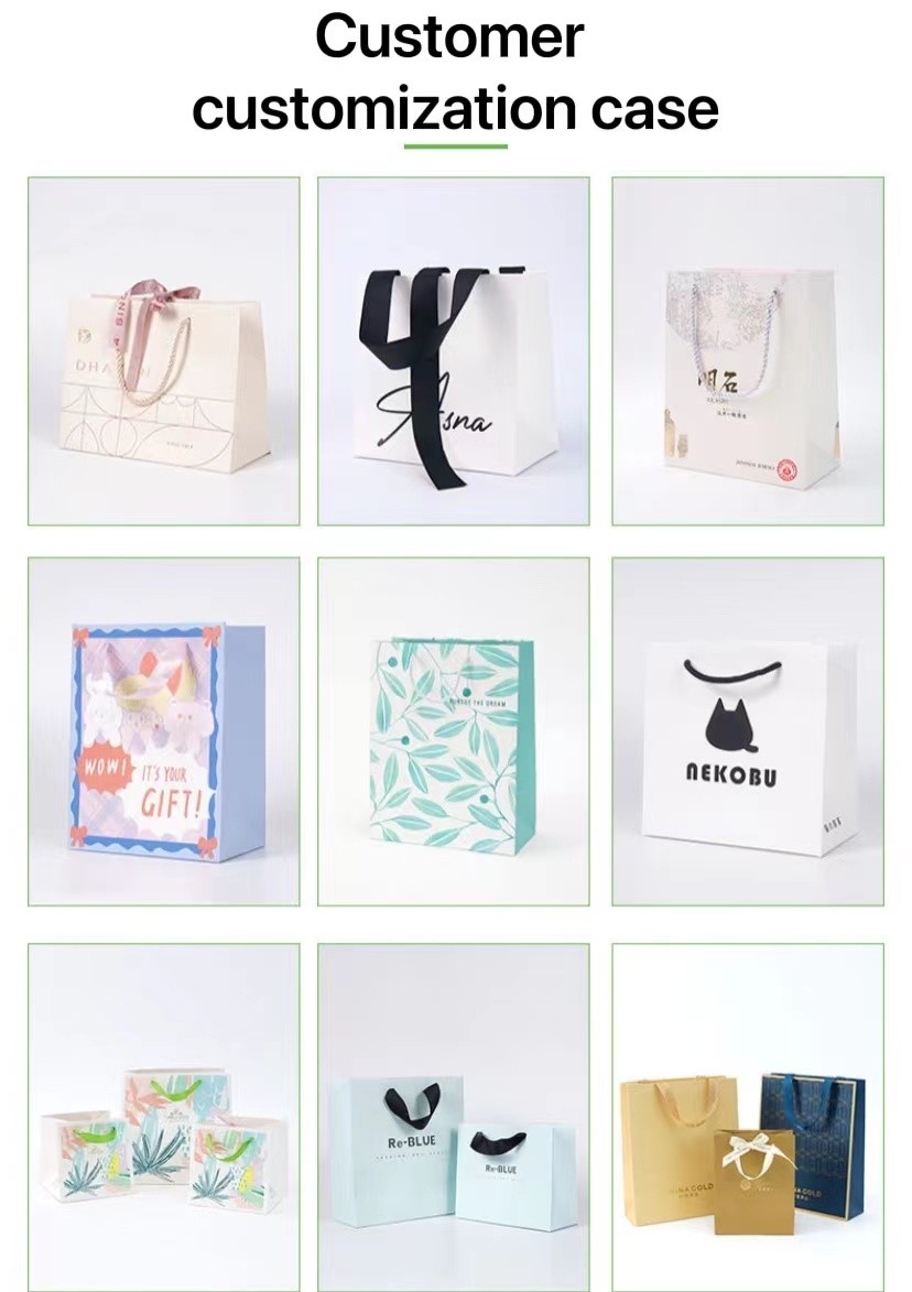 White Varnishing Apparel Paper Bag 190gsm To 350gsm Jewelry Gift Pouches