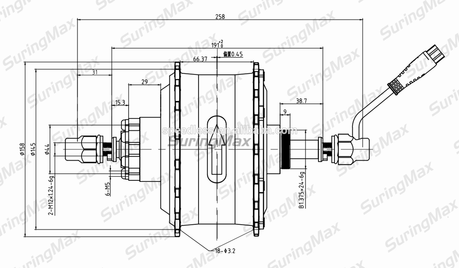48v500w dc motor