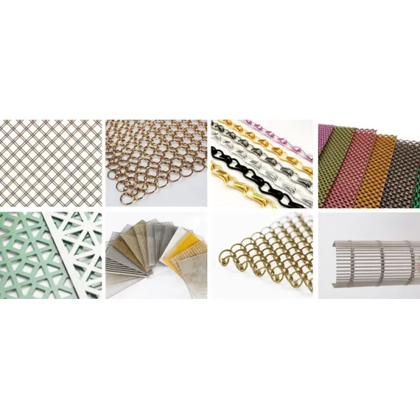 Stainless Steel Mesh Architectural Woven Wire Mesh for Cabinets Decorative Mesh