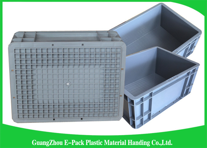 65 Litre Industrial Euro Stacking Containers Heavy Duty Foldable Transport Space Saving