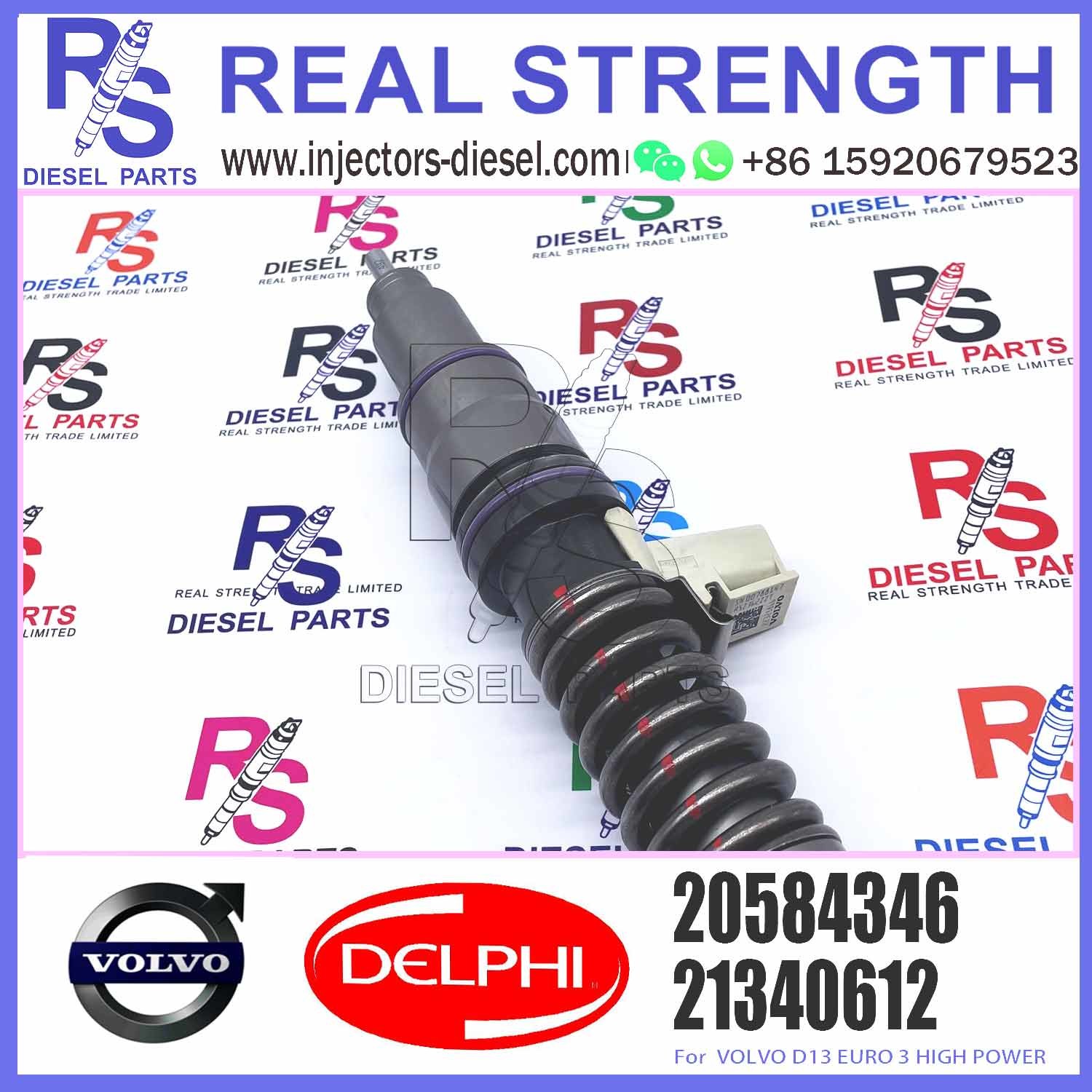 Diesel Engine Electronical Fuel Injector 20584346 21379944 injector for V-O-L-V Truck