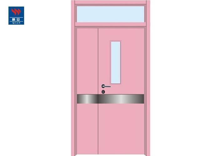 UL Listed Fireproof Vision Panel 90minute Fire Doors For Hospitals