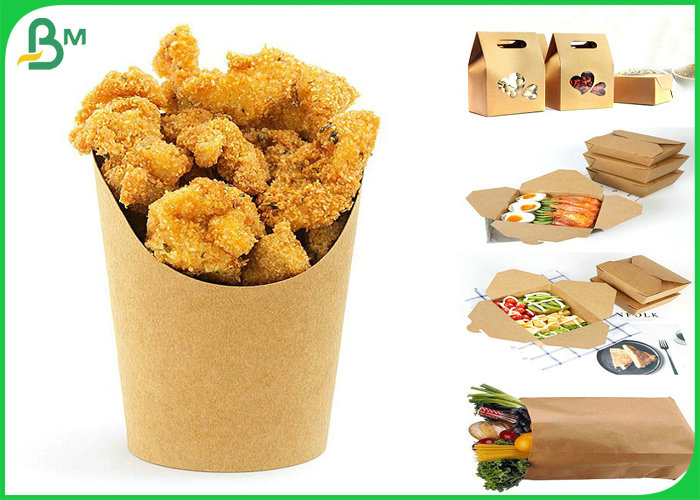 Greaseproof Food Grade 150gsm 180gsm 300gsm PE Coated Paper For Fast Food 