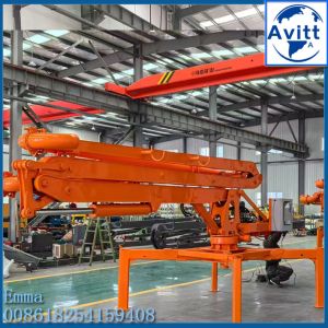 Quality Small Mobile Spider 13.5m Concrete Placing Boom Radio Remote Control for sale