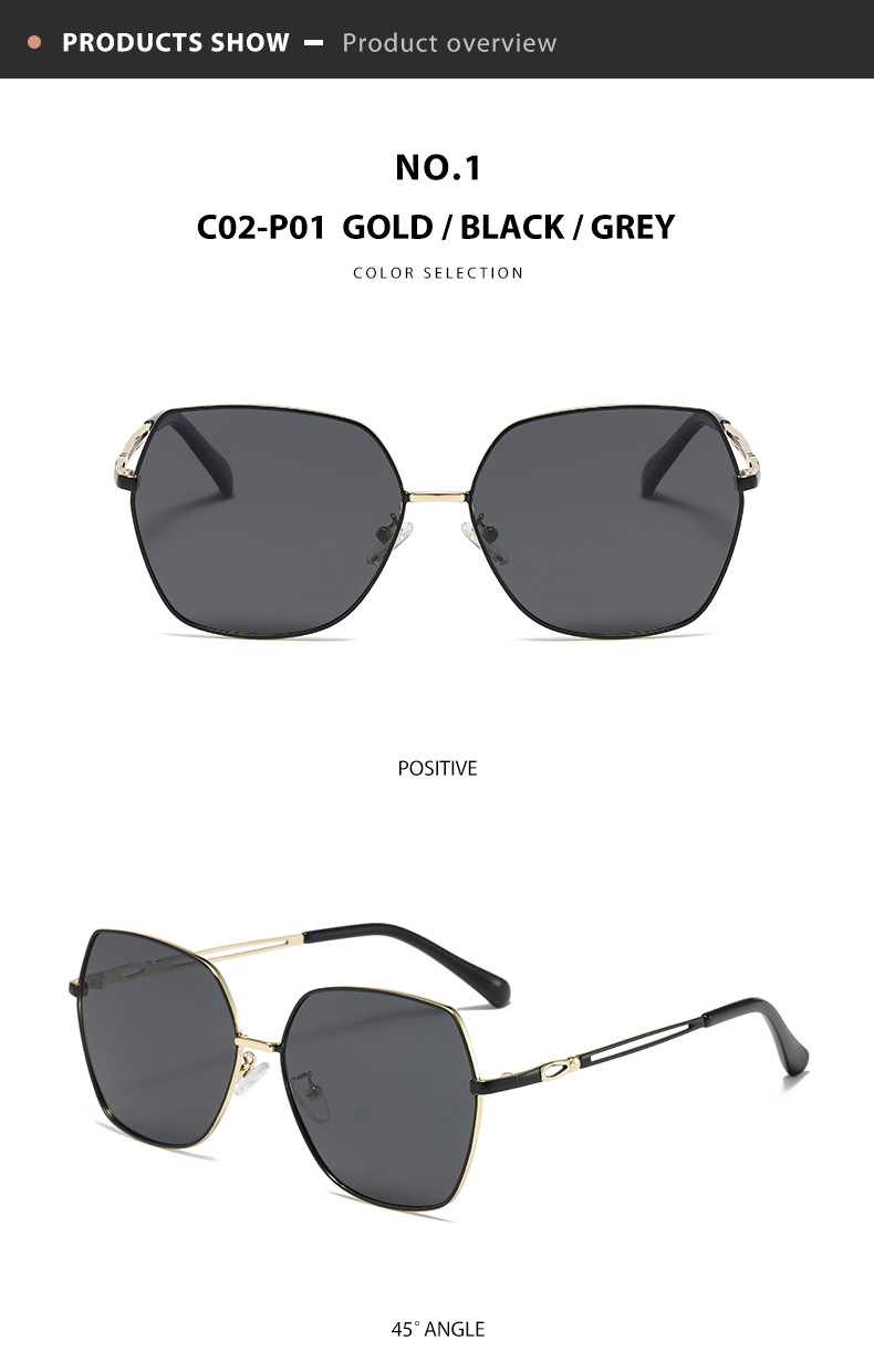Driving Polygon Frame Sunglasses Scratch Resistant , Anti Glare Sunglasses OEM