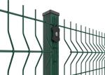 Round Posts Welded Mesh Fencing Triangle Garden 1.5m Height