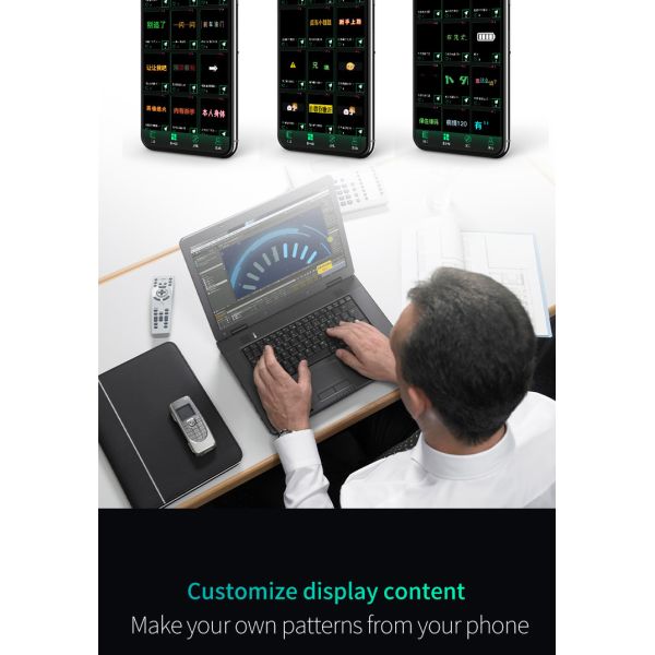 Customize Patterns Car Led Display Flexible Car Window Led Screen Mobile App Control
