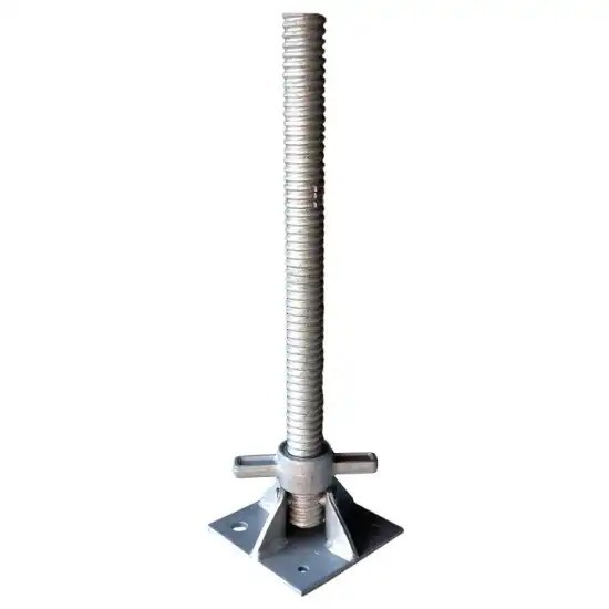 Electro Galvanized Base Jack Scaffolding For Building Construction