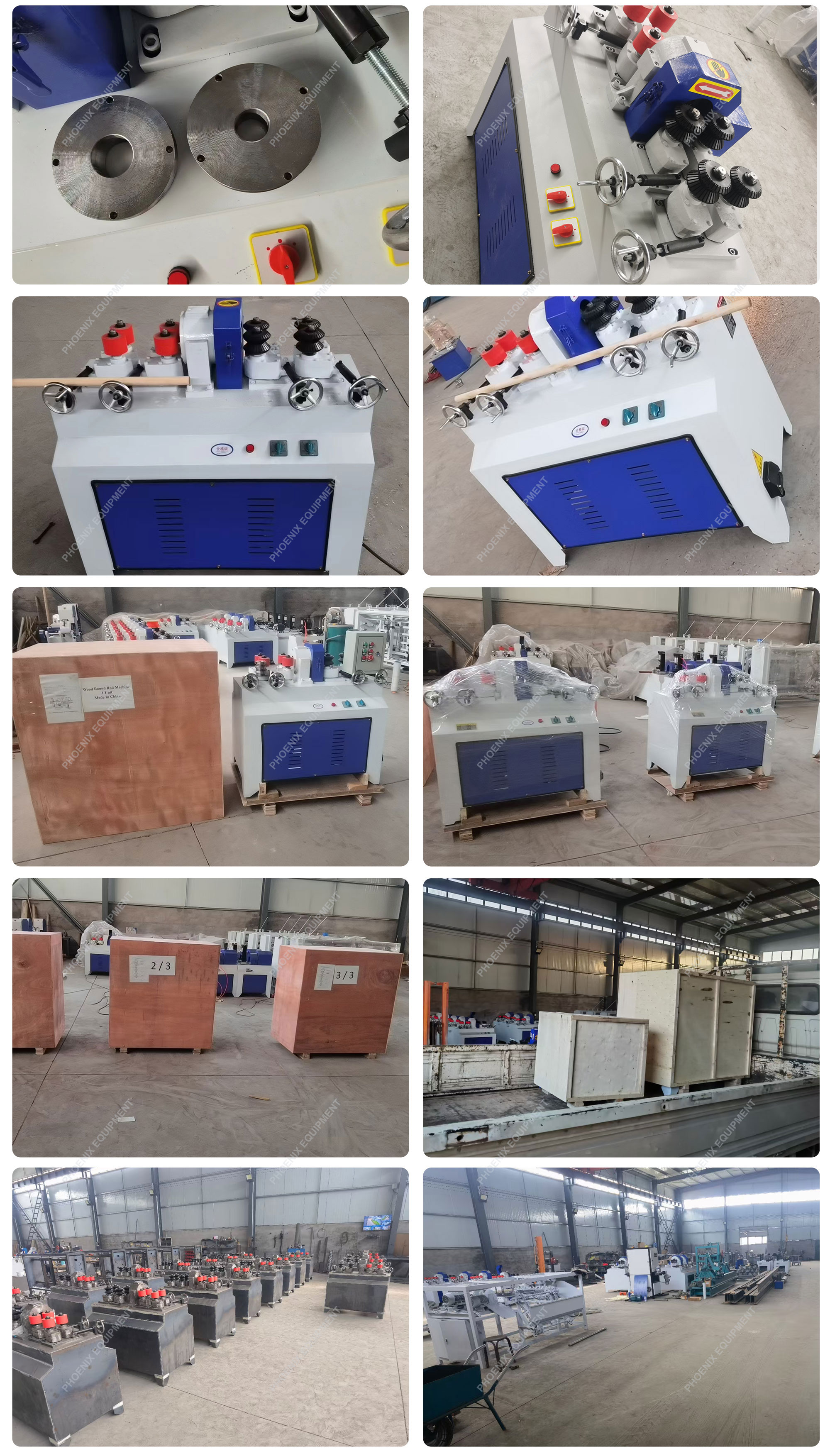 Automatic Feeding Round Rod Milling Machine Solid Wood Sanding and Milling Equipment