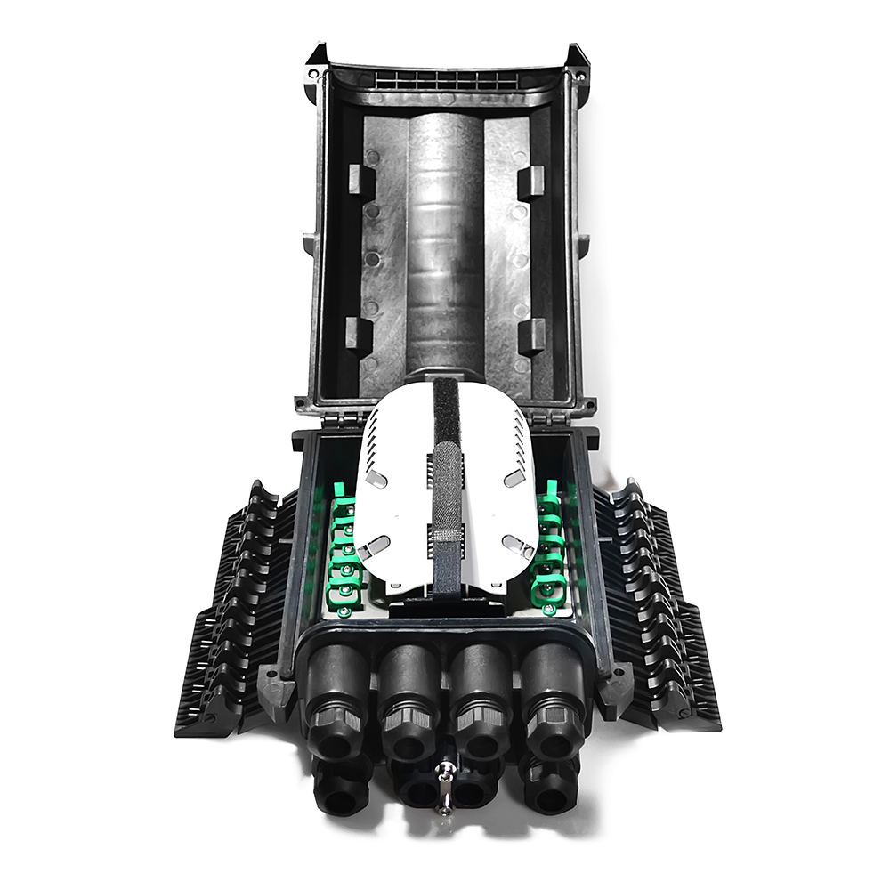 FTTH Fiber Optic Splice Closure 12c 24c 48c With ISO9001 Certification
